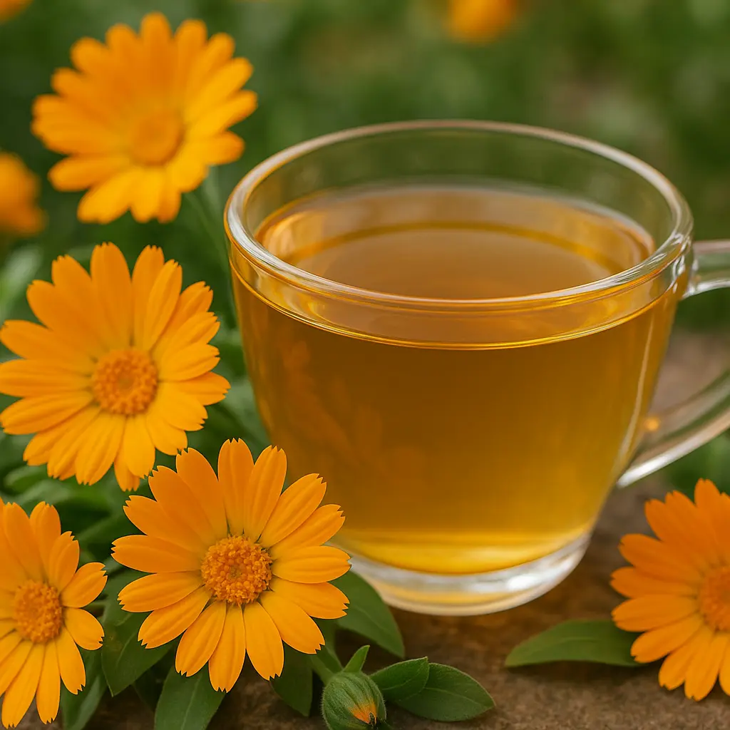 Calendula tea benefits