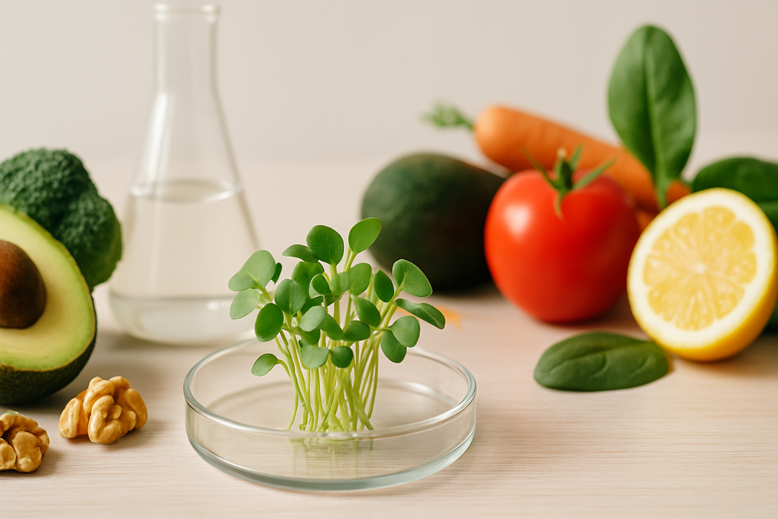 Natural health image illustrating antioxidants supports daily function