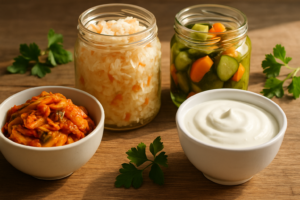 Natural health image illustrating you should add fermented